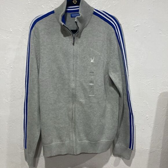 Like new Nautica Blue Sail zip-up sweater Size Large - Picture 1 of 6
